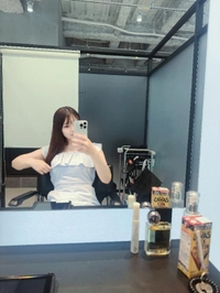 美容院なう🤍