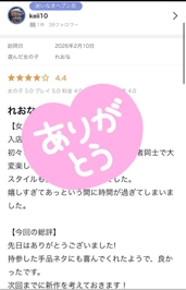 【お礼写メ日記】