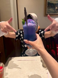 紫陽花ソーダの味は、やっぱり紫陽花味？🤭