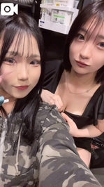 朝から元気なあみとあんです٩(^‿^)۶