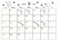 9月の予定🎐꙳⋆