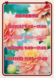 次回の出勤予定