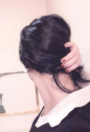 感じやすいうなじ