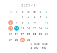 4月の予定🌸