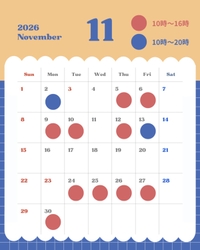 11月は夜の部もいます🥰
