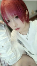 ピンクになりました🙇🏻‍♀️⸒⸒