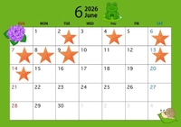 6月前半