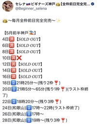 🇷🇺セレナ【神戸出勤全体で残り6枠】