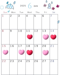 『6月の空き状況』