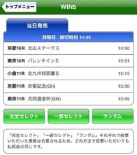 🏇WIN5対象レース🏇
