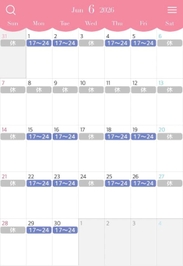 💖6月の予定💖