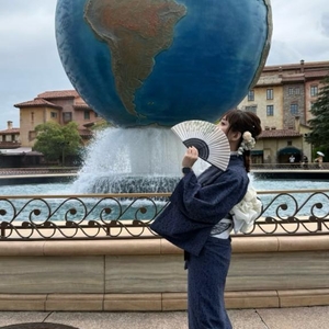 浴衣でディズニｰも楽しいよ🫟🤭🫟