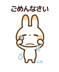 ごめんなさい🙇‍♀️