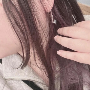 天然石のピアス‪🫶