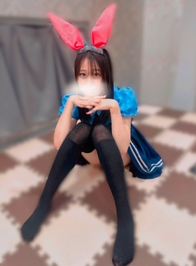 写真撮ってもらった🐰🩵