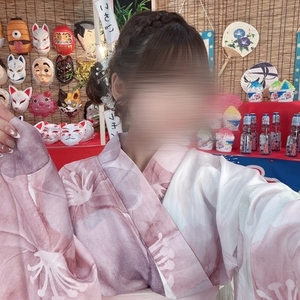 浴衣着たよ〜7月の予定も🎐🩵
