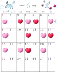 『6月の桜衣の予定』