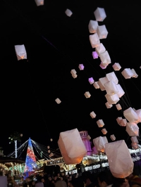 あの“上に突き上げる動き”が夜空に解放