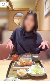 【すみれ♡動画】blog.6 トンカツを食べましたっ！