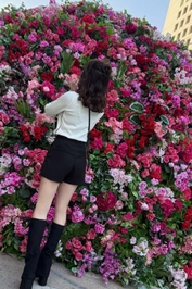 まだ涼しいけど..今日は暑くなるのかな？