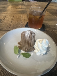 モンブランと小さな木の休日🌳