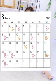 🗓️3月の予定✏️