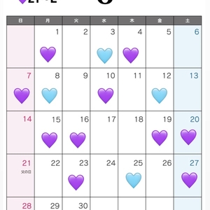 ♡6月の予定♡