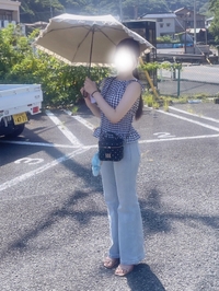 カメラ向けられてもポーズとれない♡