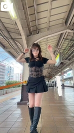 この駅はどこでしょう🚩スキがあるとTIKTOK😂👋